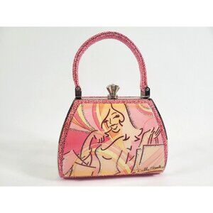 "ShoppingBliss" Ltd. Ed. Signed Petite Sassy Handbag by Debbie Brooks